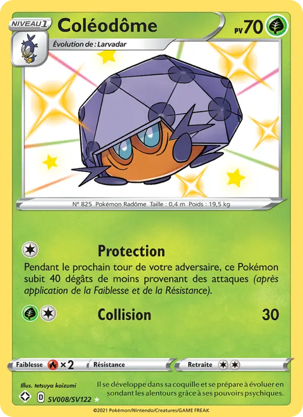 Coléodôme — Carte Pokémon SV008 Destinées Radieuses