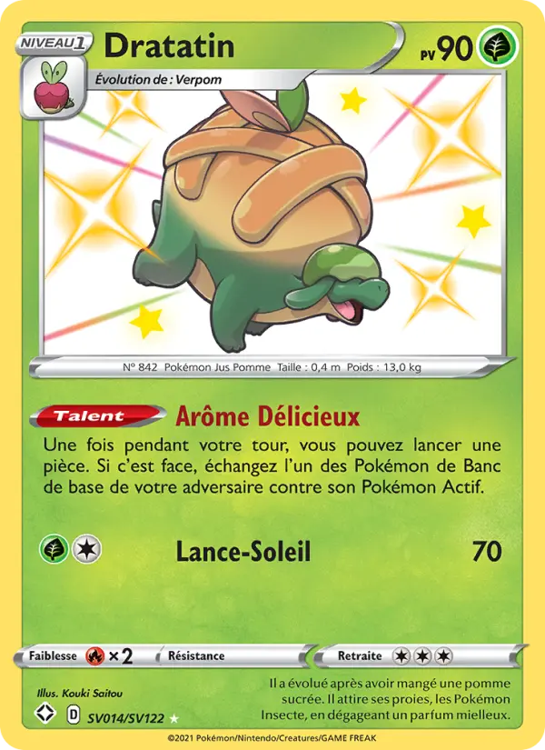 Dratatin — Carte Pokémon SV014 Destinées Radieuses