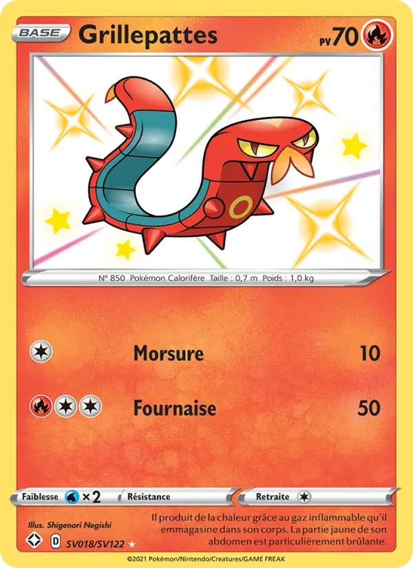 Grillepattes — Carte Pokémon SV018 Destinées Radieuses