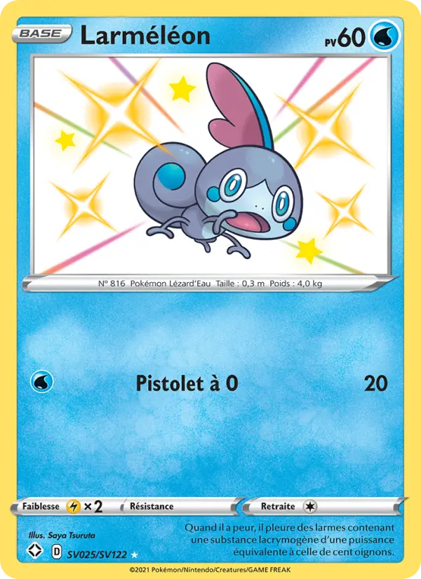 Larméléon — Carte Pokémon SV025 Destinées Radieuses