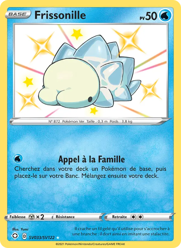 Frissonille — Carte Pokémon SV033 Destinées Radieuses