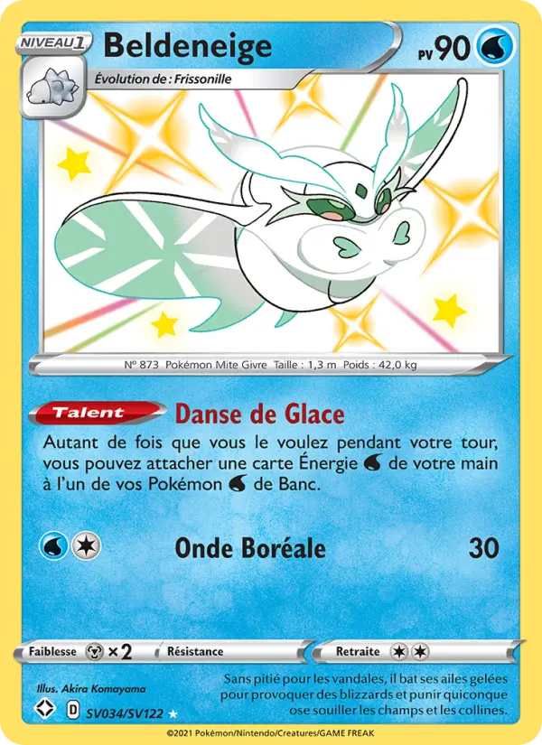 Beldeneige — Carte Pokémon SV034 Destinées Radieuses