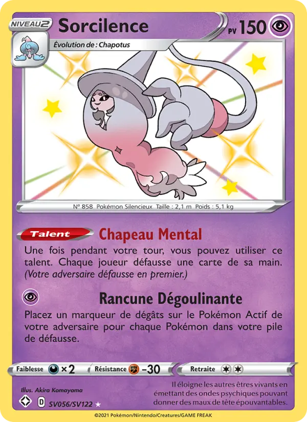Sorcilence — Carte Pokémon SV056 Destinées Radieuses