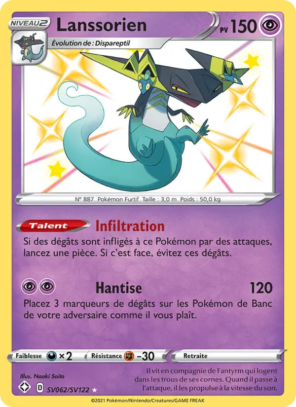 Lanssorien — Carte Pokémon SV062 Destinées Radieuses