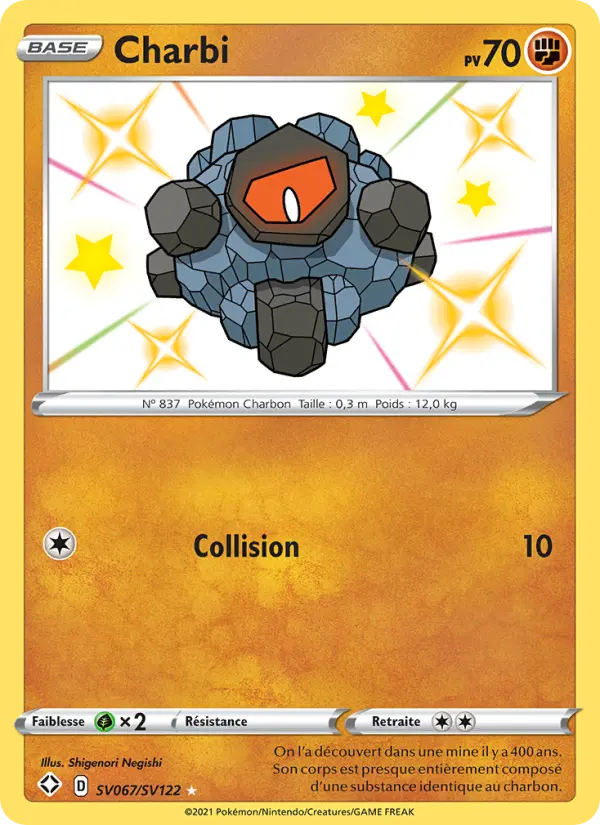 Charbi — Carte Pokémon SV067 Destinées Radieuses