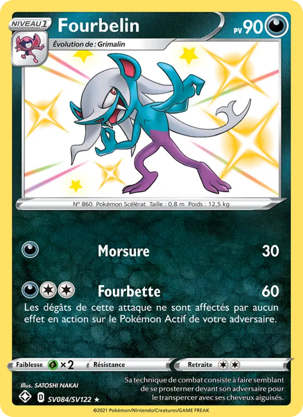 Fourbelin — Carte Pokémon SV084 Destinées Radieuses