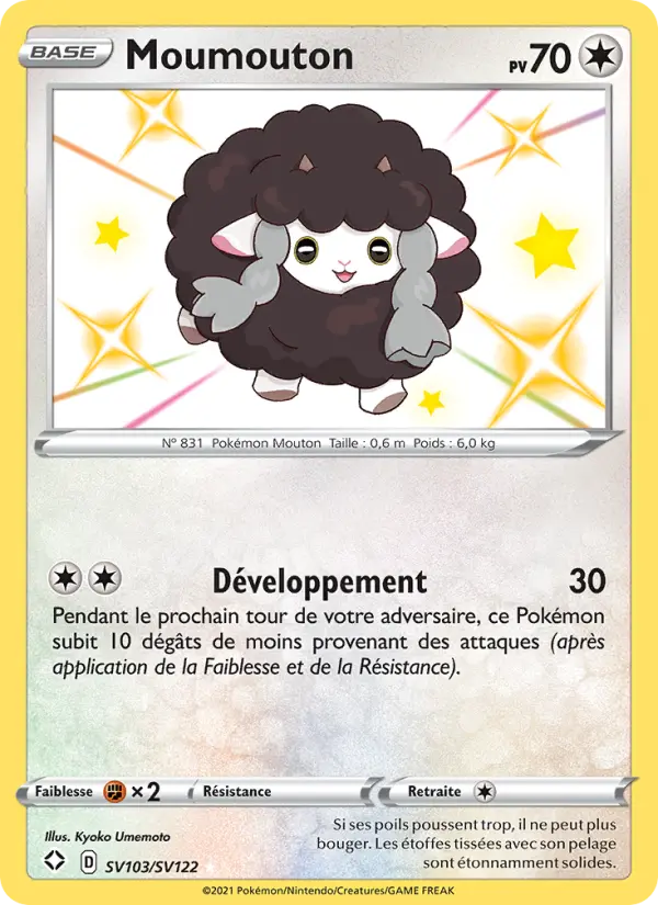 Moumouton — Carte Pokémon SV103 Destinées Radieuses