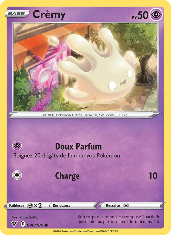 Crèmy — Carte Pokémon 80 Voltage Éclatant