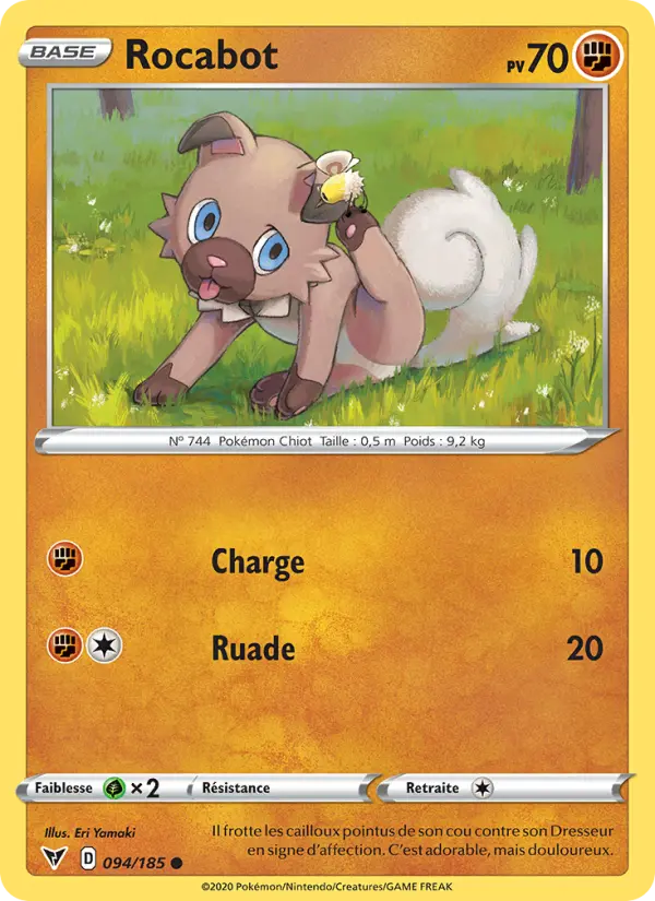 Rocabot — Carte Pokémon 94 Voltage Éclatant