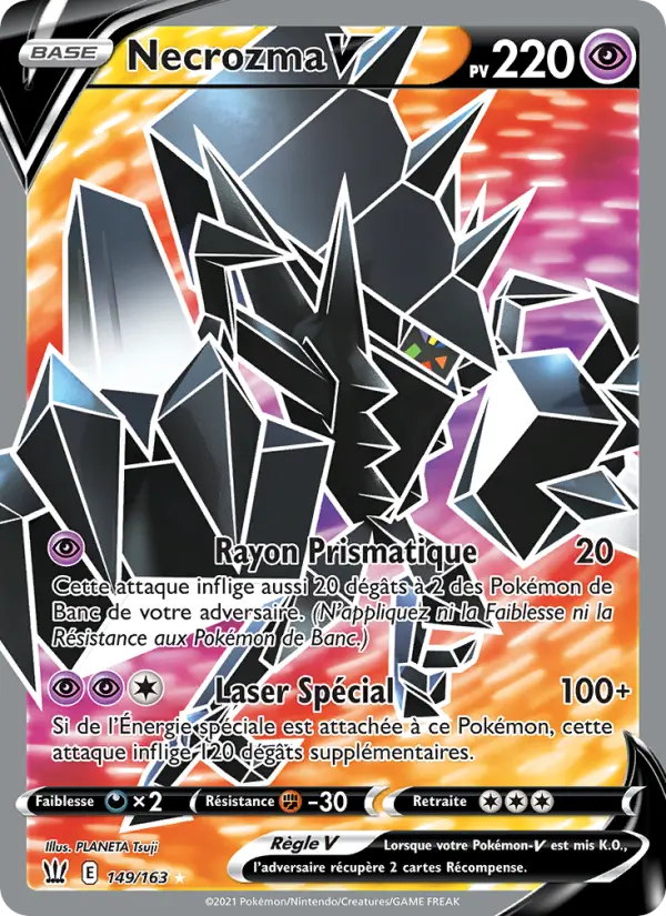 Necrozma V — Carte Pokémon 149 Styles de combat