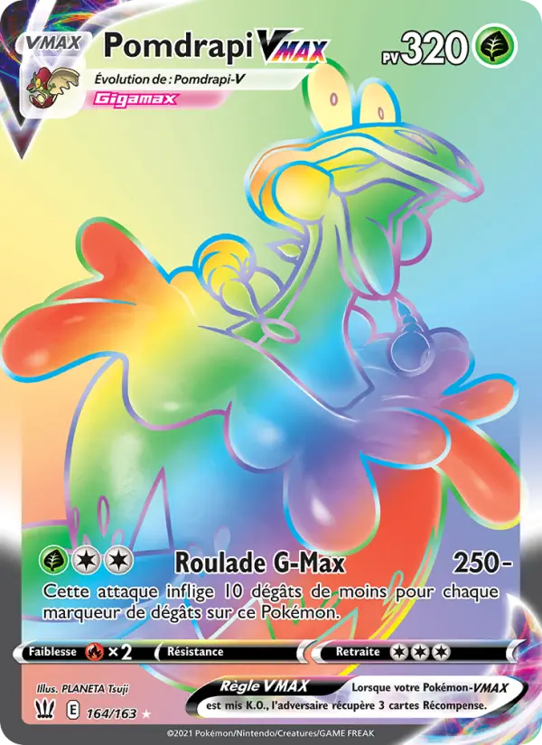 Pomdrapi VMAX — Carte Pokémon 164 Styles de combat