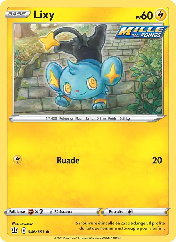 Lixy — Carte Pokémon 46 Styles de combat