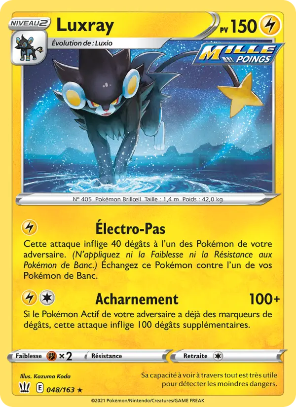 Luxray — Carte Pokémon 48 Styles de combat