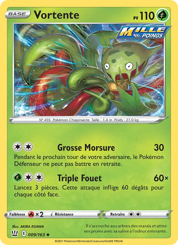 Vortente — Carte Pokémon 9 Styles de combat