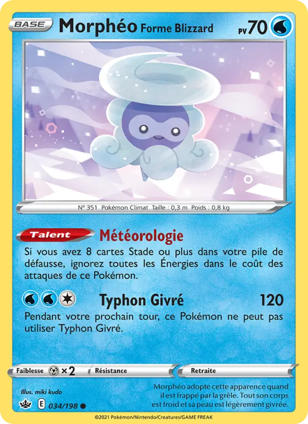 034/198 - Morphéo Forme Blizzard