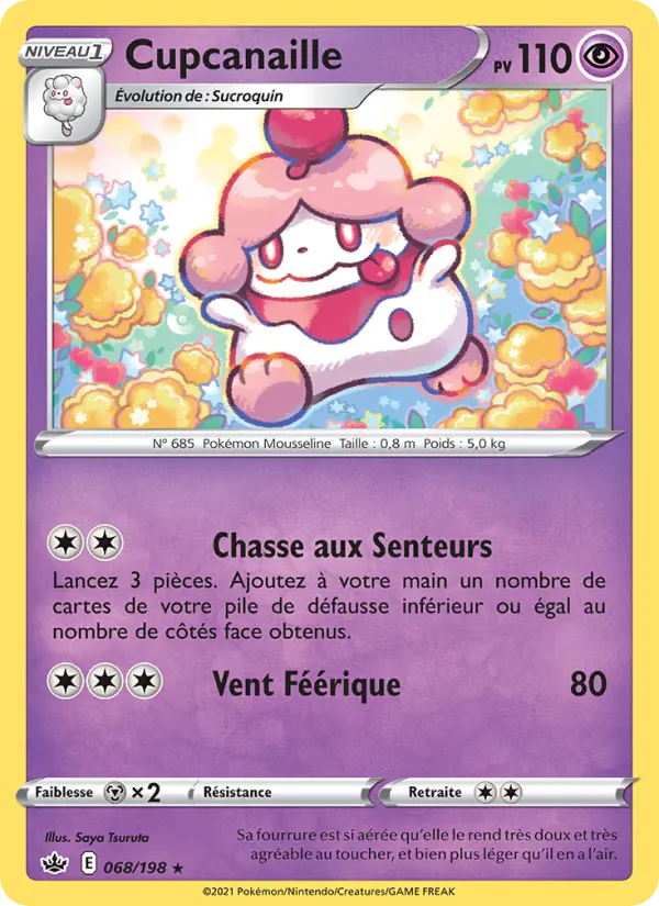 Cupcanaille — Carte Pokémon 68 Règne de Glace