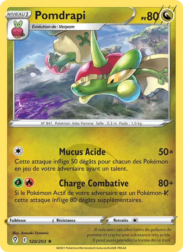 Pomdrapi — Carte Pokémon 120 Évolution Céleste