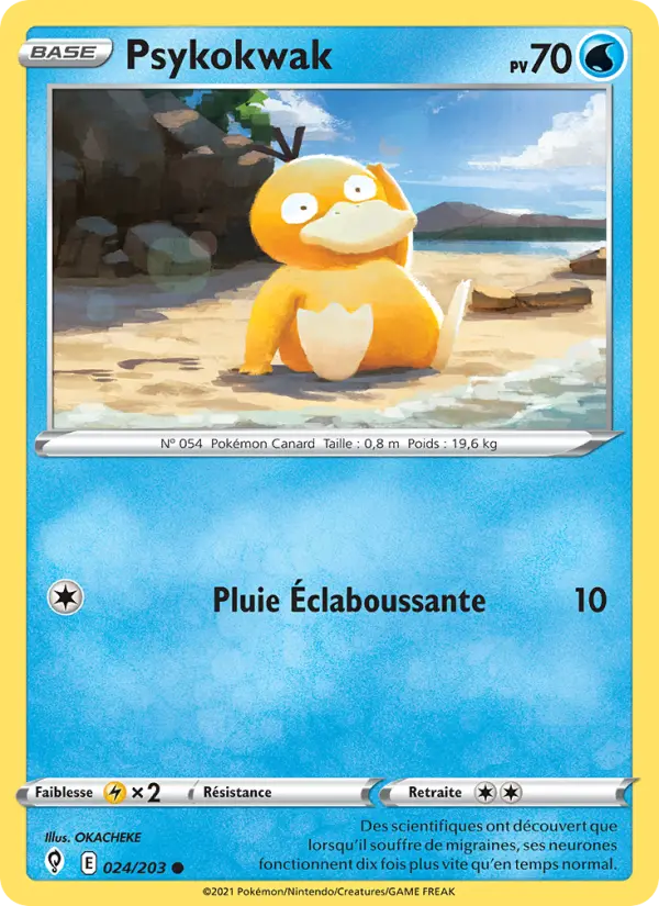 Psykokwak — Carte Pokémon 24 Évolution Céleste