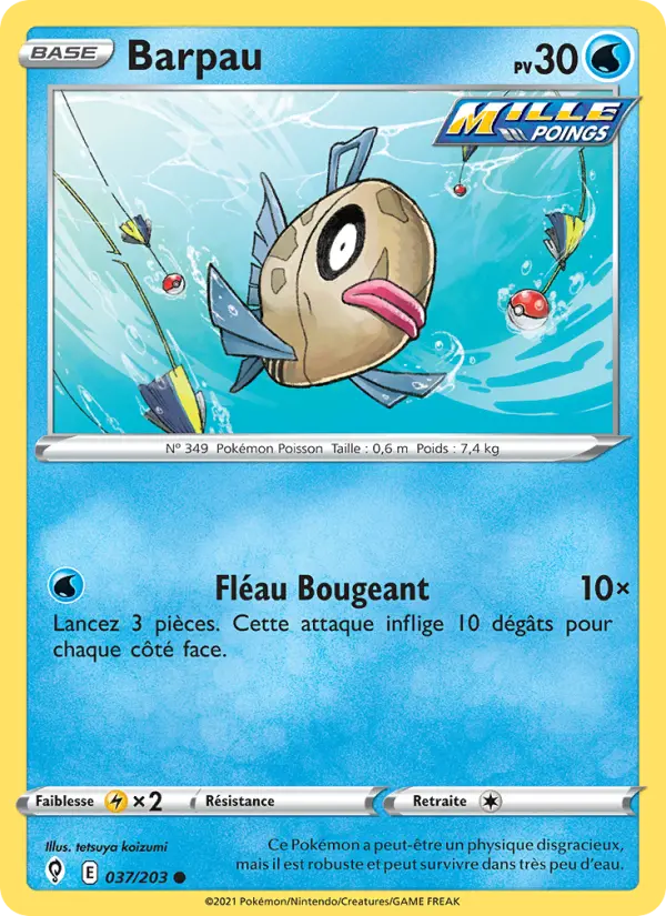 Barpau — Carte Pokémon 37 Évolution Céleste