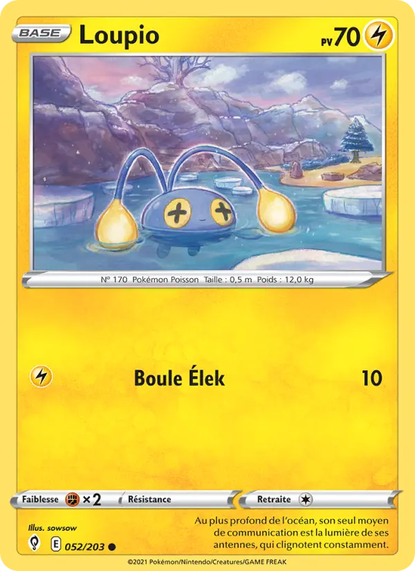 Loupio — Carte Pokémon 52 Évolution Céleste