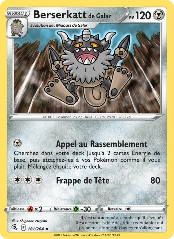 181/264 - Berserkatt de Galar
