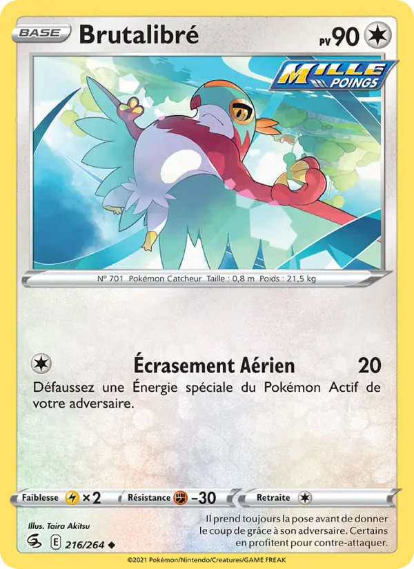 Brutalibré — Carte Pokémon 216 Poing de Fusion