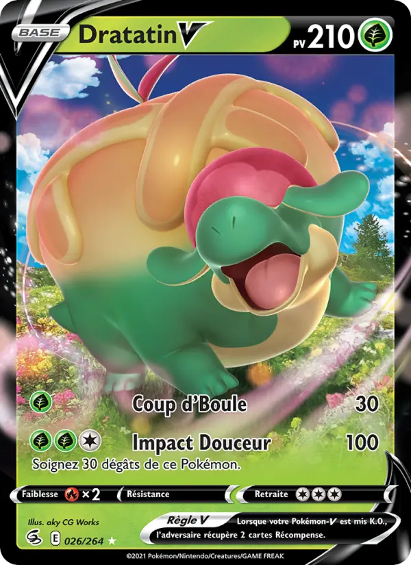 Dratatin V — Carte Pokémon 26 Poing de Fusion