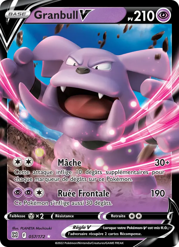 Granbull V — Carte Pokémon 057 Stars Étincelantes