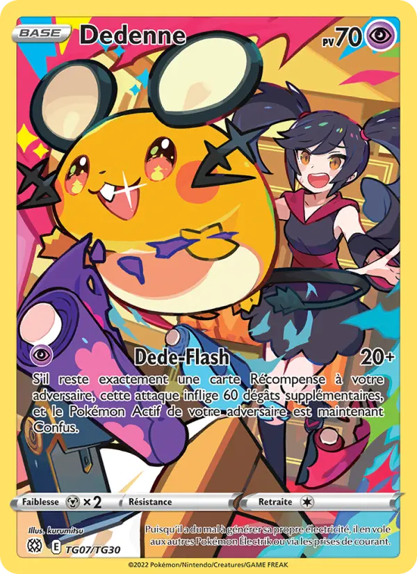 Dedenne — Carte Pokémon TG07 Stars Étincelantes