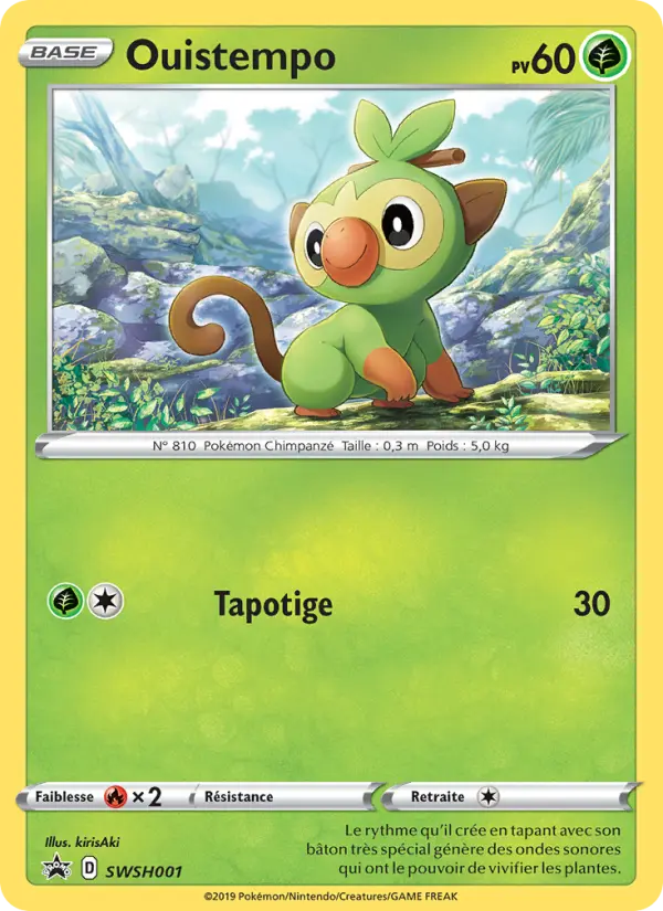 Ouistempo — Carte Pokémon SWSH001 Promo SWSH