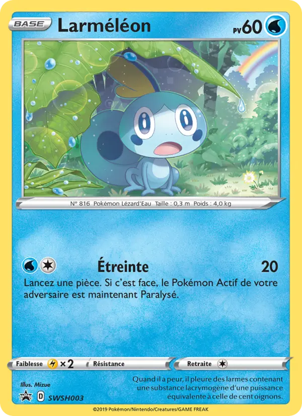 Larméléon — Carte Pokémon SWSH003 Promo SWSH