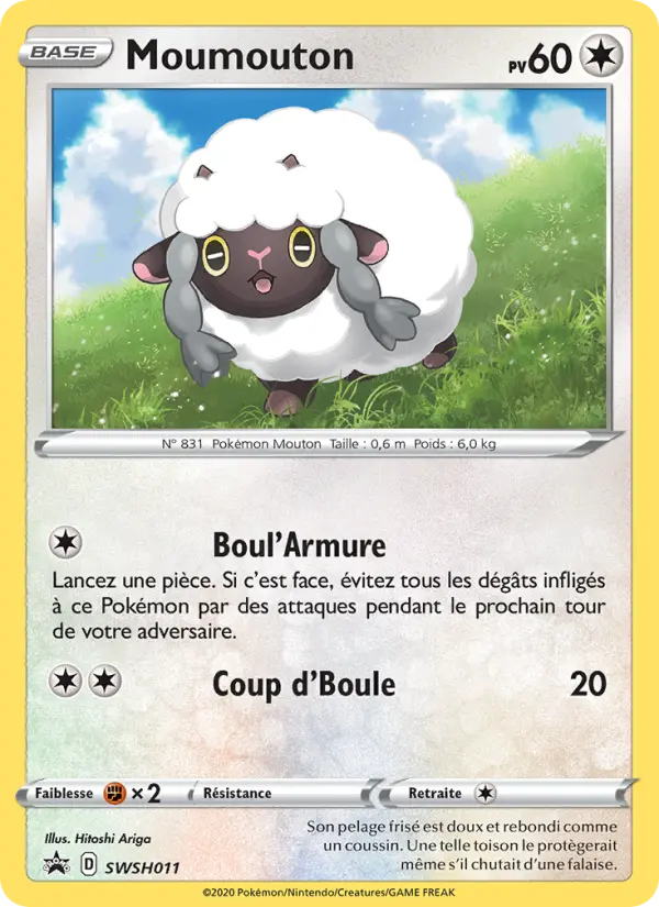 Moumouton — Carte Pokémon SWSH011 Promo SWSH