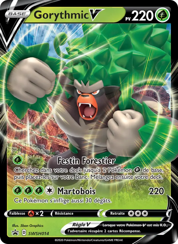 Gorythmic V — Carte Pokémon SWSH014 Promo SWSH