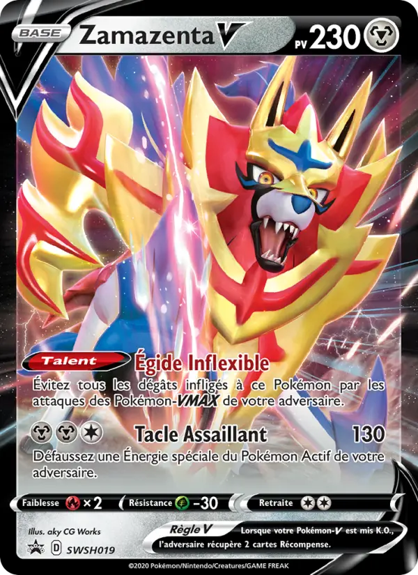 Zamazenta V — Carte Pokémon SWSH019 Promo SWSH