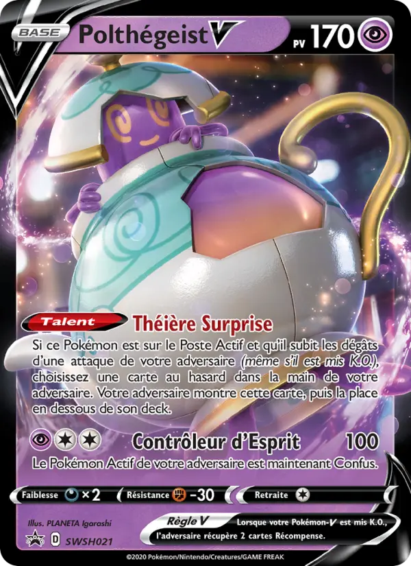 Polthégeist V — Carte Pokémon SWSH021 Promo SWSH