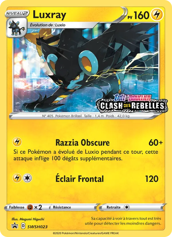 Luxray — Carte Pokémon SWSH023 Promo SWSH