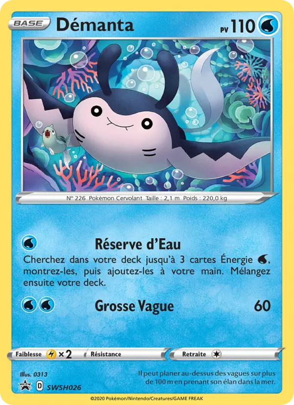 Démanta — Carte Pokémon SWSH026 Promo SWSH