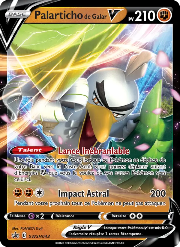 Palarticho de Galar V — Carte Pokémon SWSH043 Promo SWSH