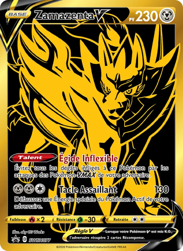 Zamazenta V — Carte Pokémon SWSH077 Promo SWSH
