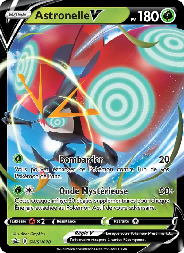 Astronelle V — Carte Pokémon SWSH078 Promo SWSH