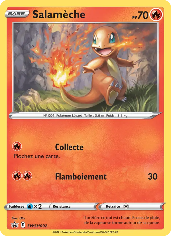 Salamèche — Carte Pokémon SWSH092 Promo SWSH