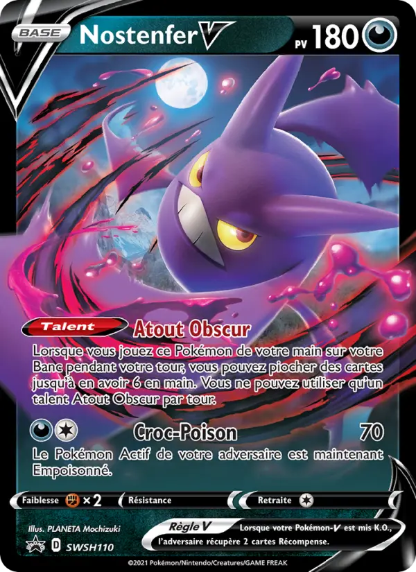 Nostenfer V — Carte Pokémon SWSH110 Promo SWSH