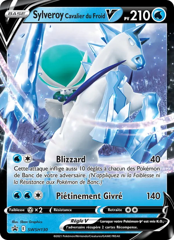 Sylveroy Cavalier du Froid V — Carte Pokémon SWSH130 Promo SWSH