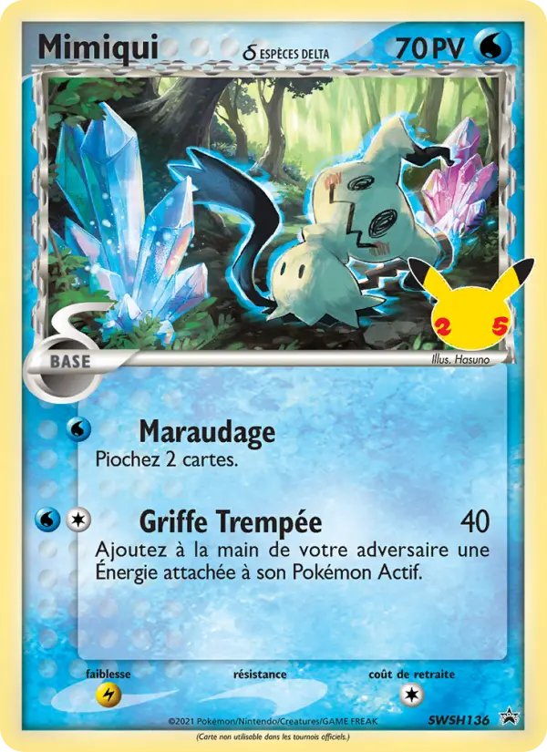 Mimiqui — Carte Pokémon SWSH136 Promo SWSH