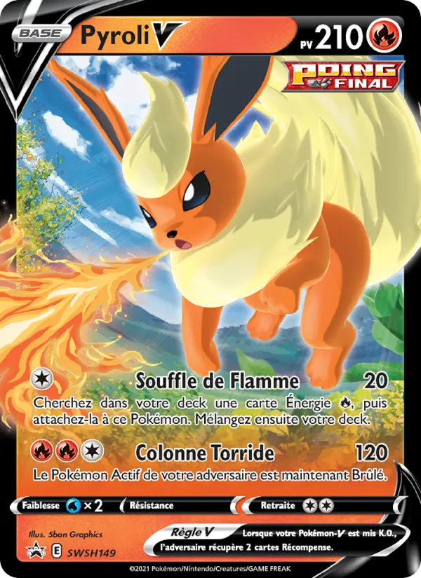 Pyroli V — Carte Pokémon SWSH149 Promo SWSH