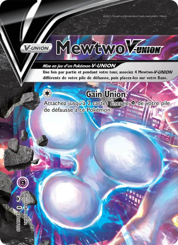 Mewtwo V-UNION — Carte Pokémon SWSH159 Promo SWSH