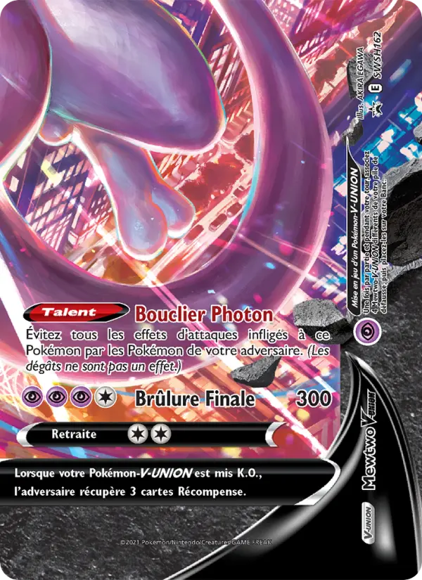 Mewtwo V-UNION — Carte Pokémon SWSH162 Promo SWSH