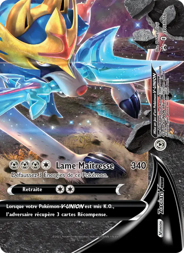 Zacian V-UNION — Carte Pokémon SWSH166 Promo SWSH