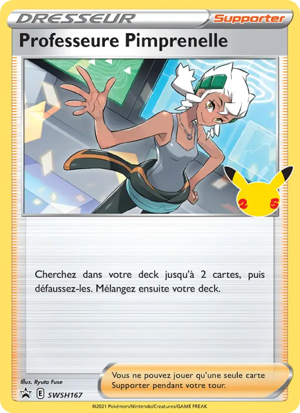 Professeure Pimprenelle — Carte Pokémon SWSH167 Promo SWSH