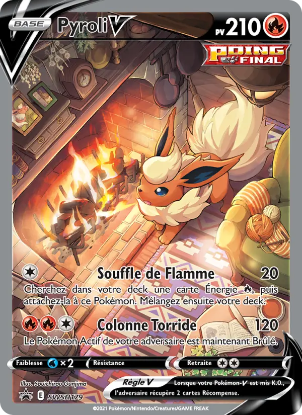 Pyroli V — Carte Pokémon SWSH179 Promo SWSH